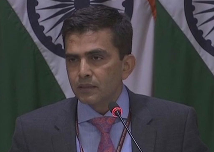 External Affairs Ministry Spokesperson Raveesh Kumar