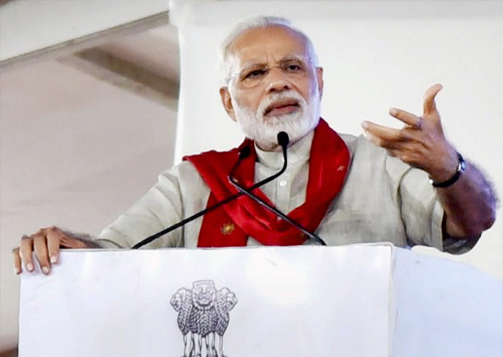 PM Modi at the dedication ceremony of the newly constructed