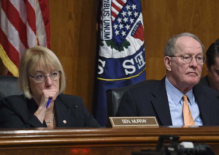 Republican Sen. Lamar Alexander of Tennessee and Democratic