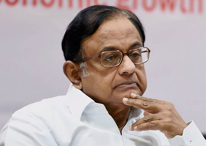 File pic of Congress leader P Chidambaram