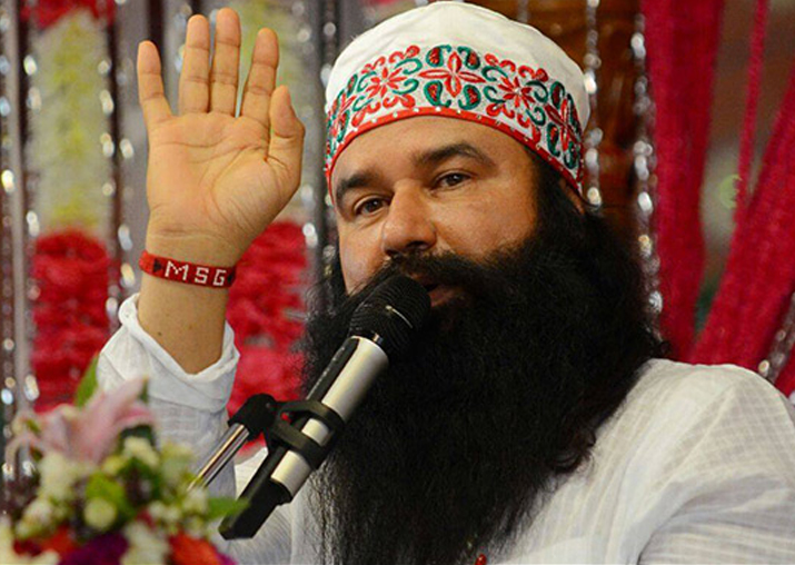 File pic of rape convict Ram Rahim