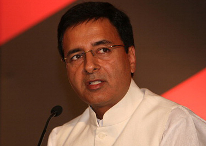 File pic of Randeep Surjewala