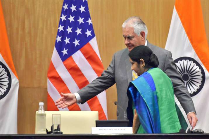 Minister for External Affairs Sushma Swaraj and U.S.