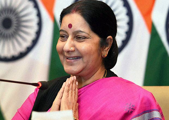 Sushma Swaraj on two-day visit to Bangladesh from Sunday