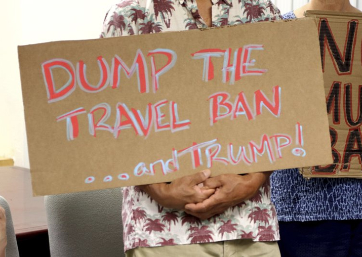 US judge blocks Donald Trump's new travel ban targeting