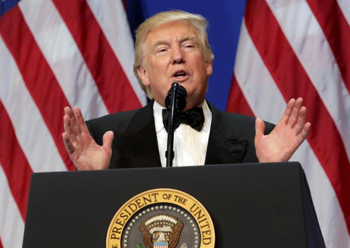 File pic of US President Donald Trump