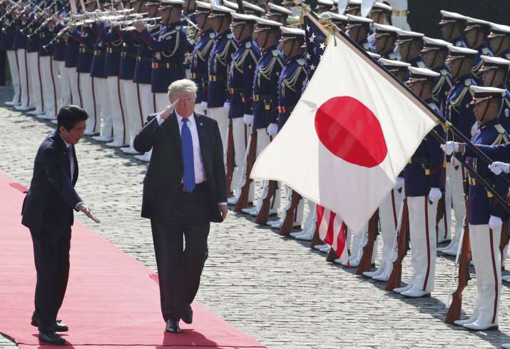 US President Donald Trump kicked off his Asia trip amid