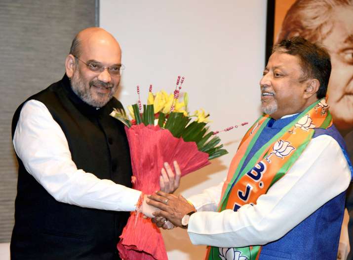 File pic - Mukul Roy meets Amit Shah after joining BJP
