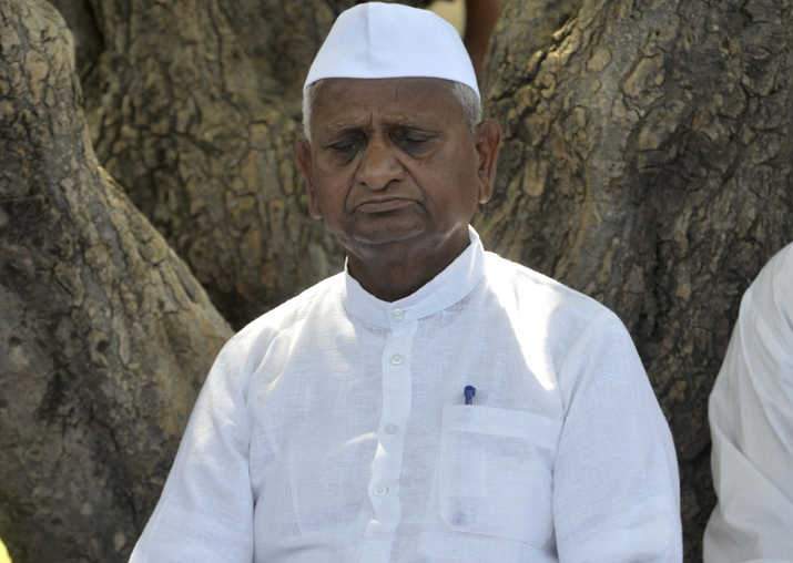 File pic of Anna Hazare