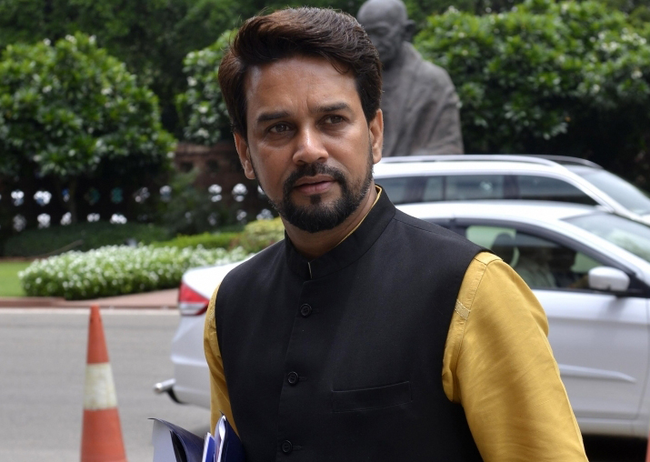 File pic of BJP leader Anurag Thakur