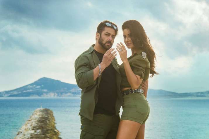 Salman Khan and Katrina Kaif in a still from Tiger Zinda