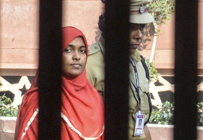 File Photo of Hadiya. On Monday, the SC allowed her to