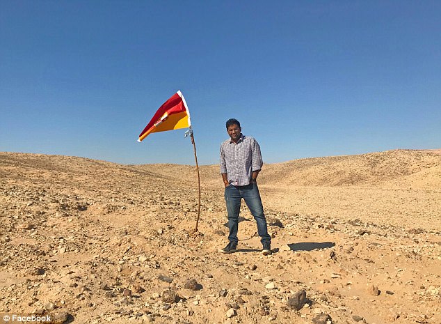 India Tv - Suyash Dixit declared himself KING of unclaimed land on Egypt-Sudan border