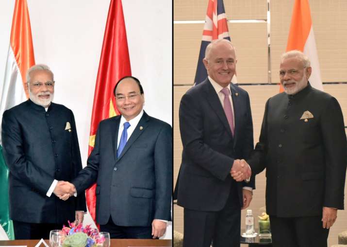 PM Modi holds bilateral meetings with counterparts from