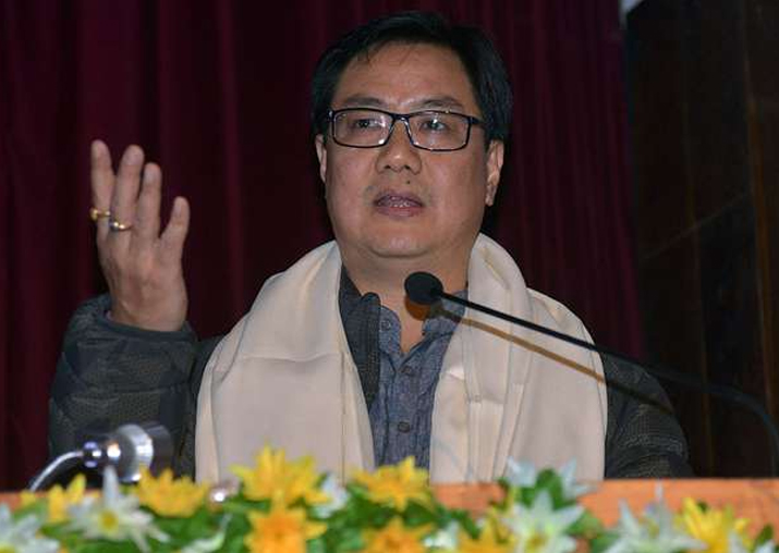 File pic of Kiren Rijiju