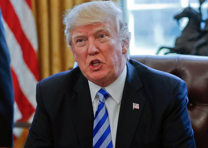 File pic of US President Donald Trump