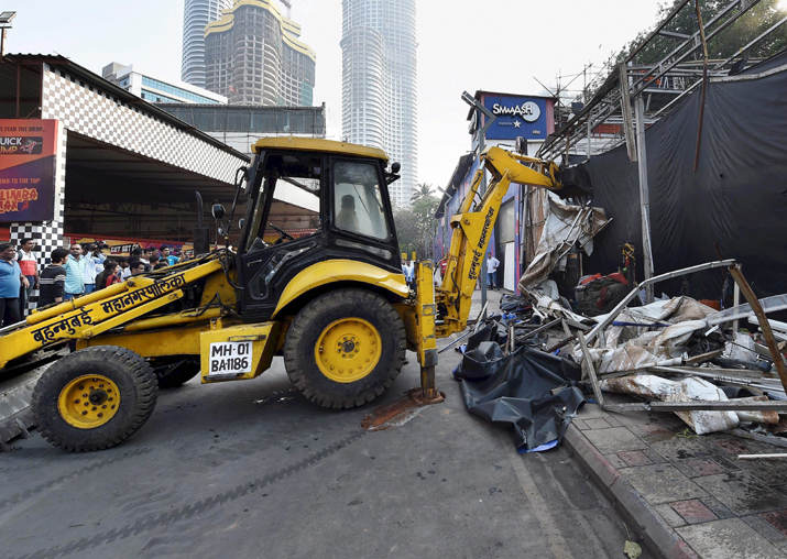 Mumbai Kamala Mills fire: 100 illegal structures demolished