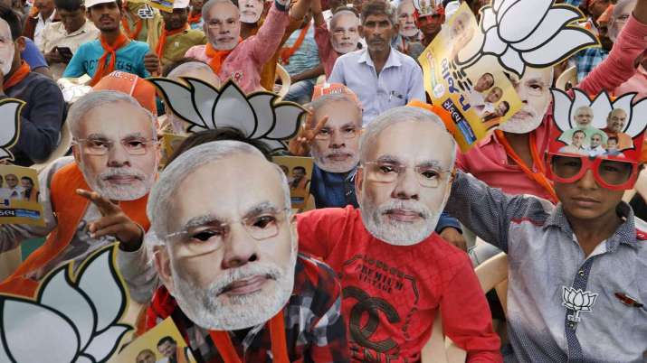 The exit poll conducted by India TV-VMR projects BJP to win