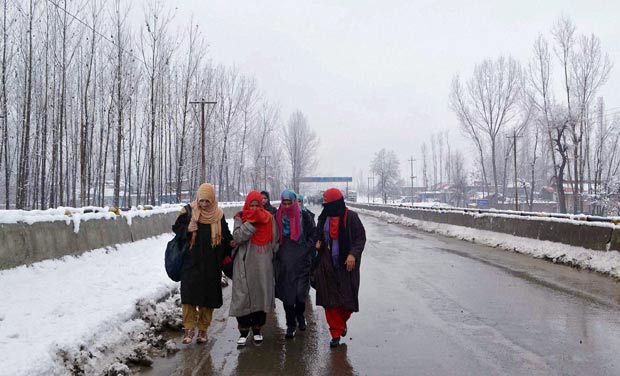 Chillai Kalan is known for sub-zero temperatures, frozen
