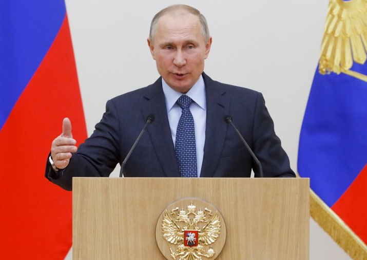 Vladimir Putin declares victory in Syria, announces partial