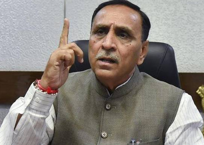 File pic of Gujarat CM Vijay Rupani
