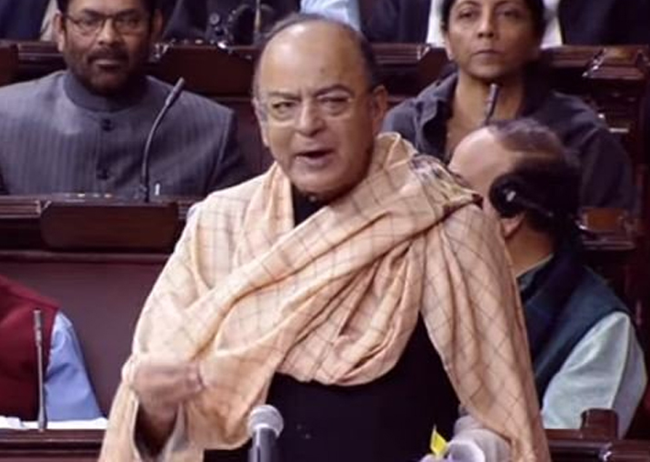Arun Jaitley speaks in Rajya Sabha
