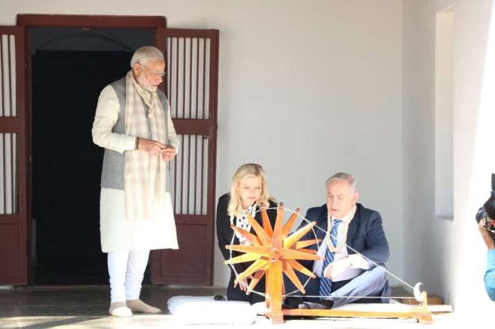 Israeli PM, PM Modi hold grand roadshow in Ahmedabad, spin