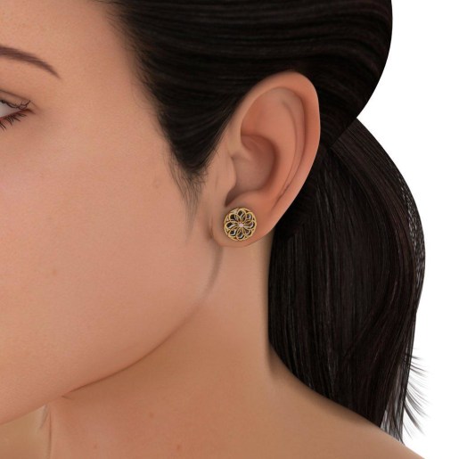 simple ear studs