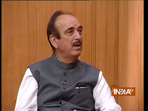 Leader of Opposition in the Upper House Ghulam Nabi Azad