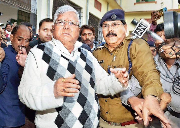 Fodder scam verdict: Lalu sentenced to 3.5 years in jail;