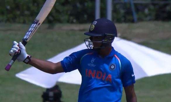 Icc U 19 World Cup 18 Prithvi Shaw Manjot Kalra Power India To 328 7 Against Australia Cricket News India Tv