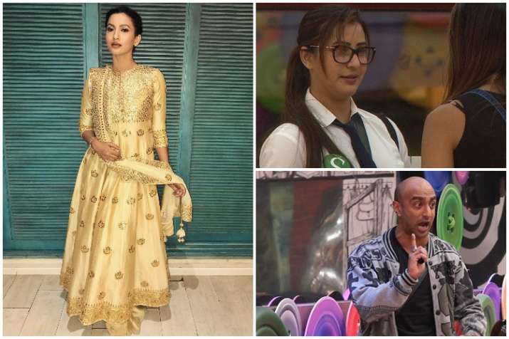 Gauhar Khan, Shilpa Shinde, Akash Dadlani, Bigg Boss 11