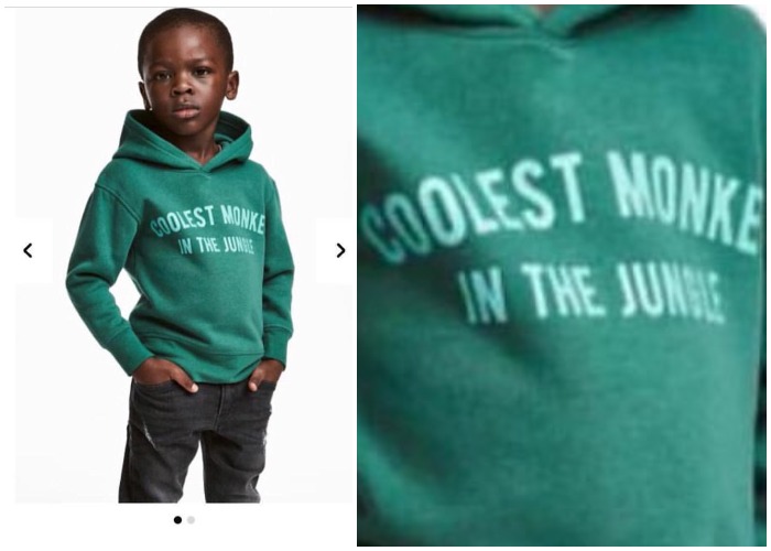 h and m ad racist
