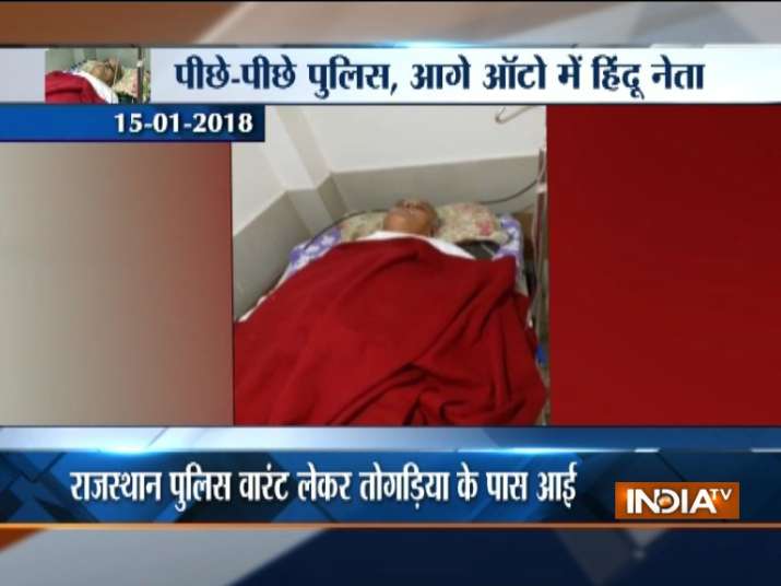 Pravin Togadia, who went 'missing', found unconscious in
