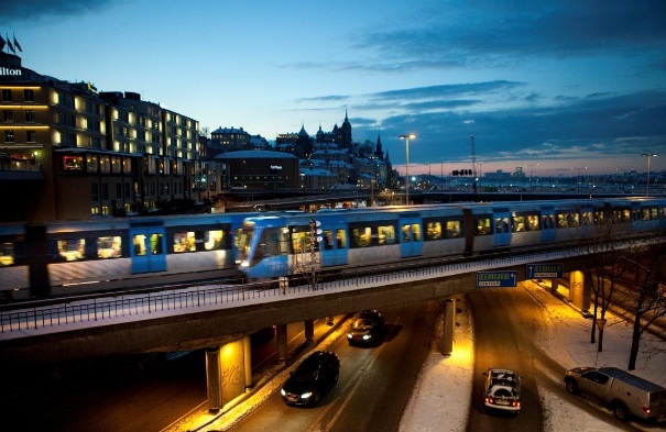 A blast took place outside a metro station in a Stockholm