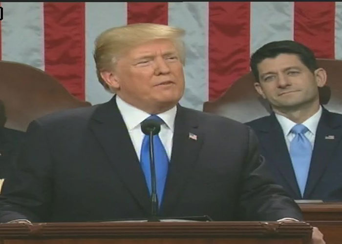 US President Donald Trump kicked off his State of the Union