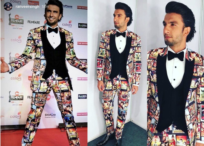 Image result for ranveer singh filmfare awards