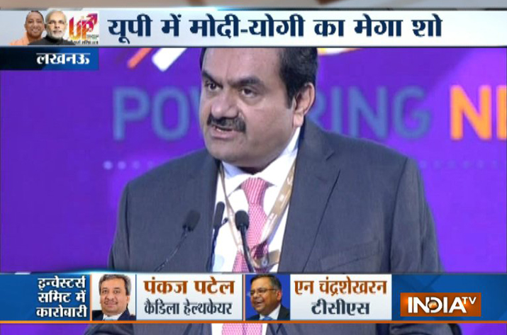 UP Investors Summit: Adani Group to invest Rs 35,000 cr in