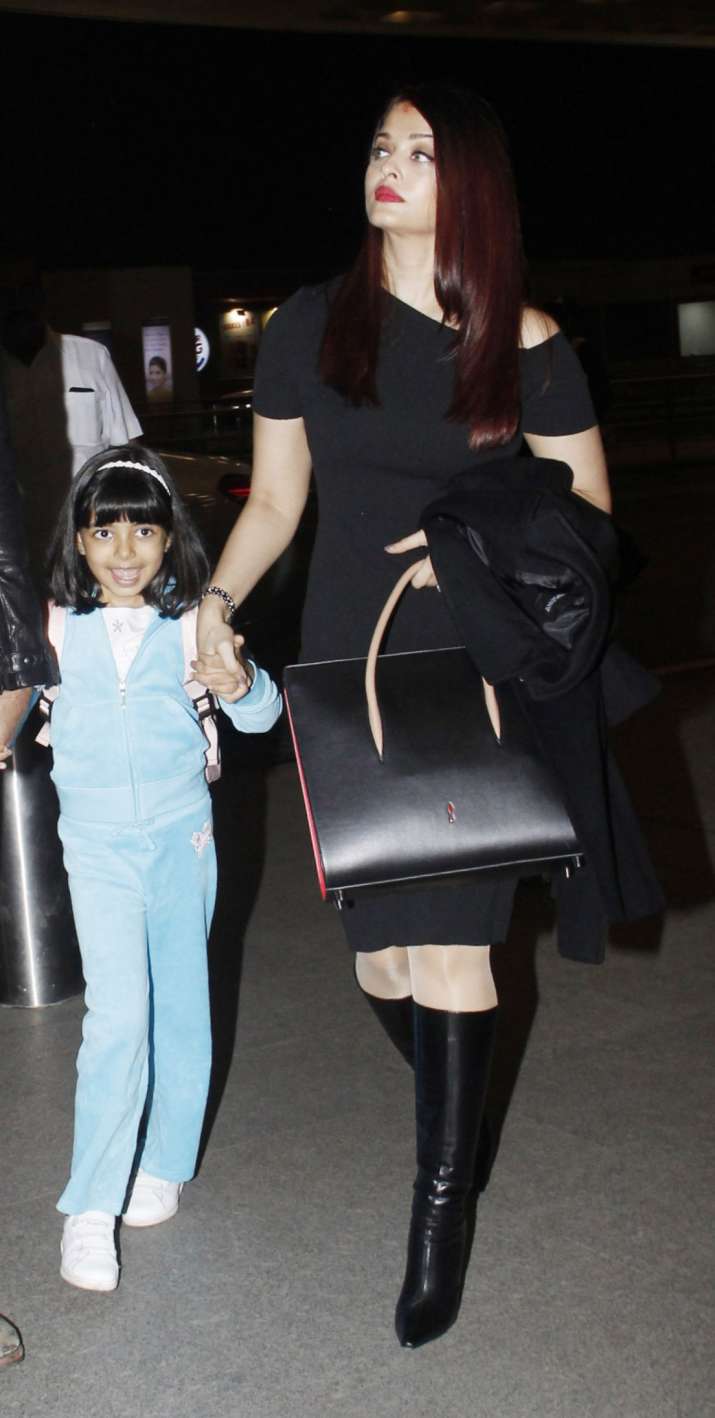 Aishwarya Rai Bachchan and Aaradhya leave for Australia to celebrate