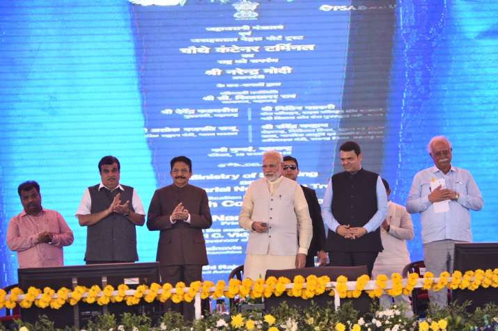 PM Modi on Sunday laid foundation for Navi Mumbai