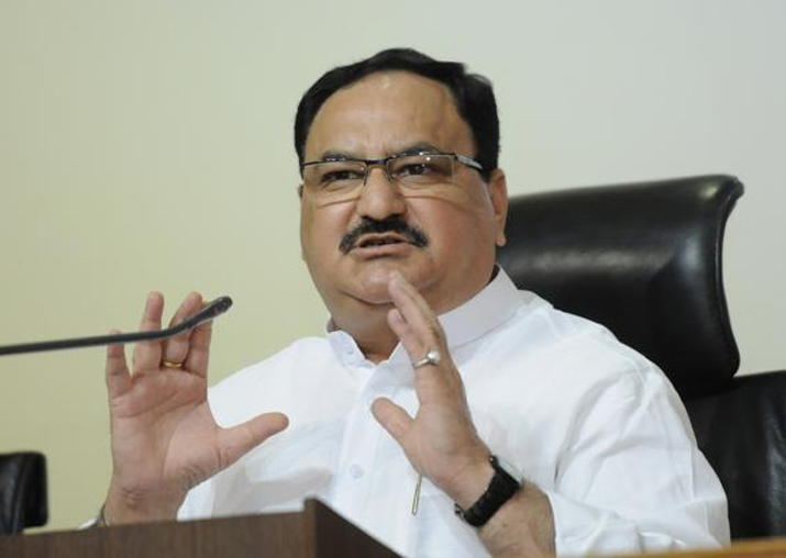 File pic of Union Minister JP Nadda