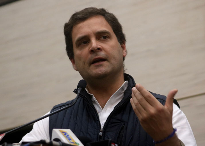 Congress president Rahul Gandhi
