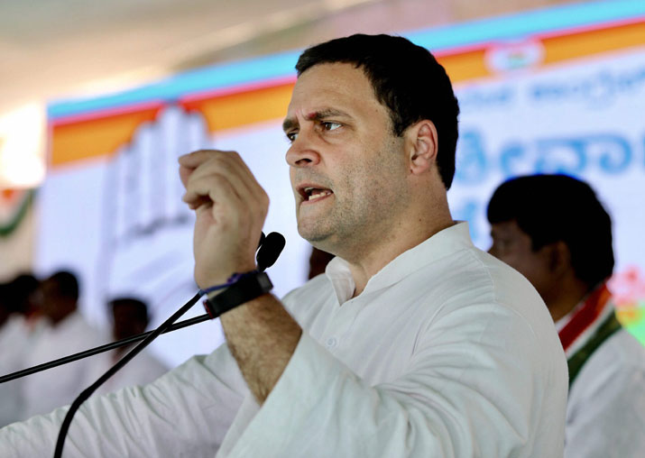 Congress president Rahul Gandhi