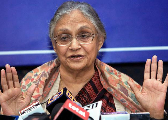 Former Delhi CM Sheila Dikshit