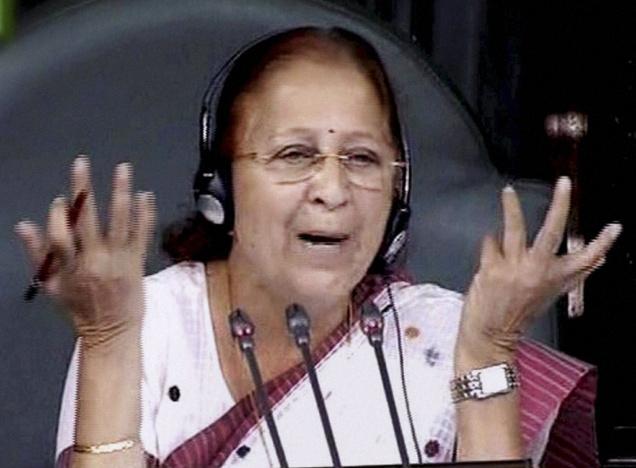 You can't discipline your children: Speaker Sumitra Mahajan