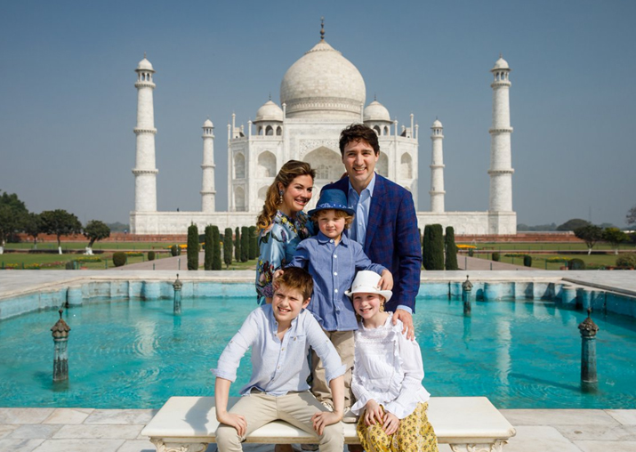 Canadian PM Justin Trudeau visits Taj Mahal