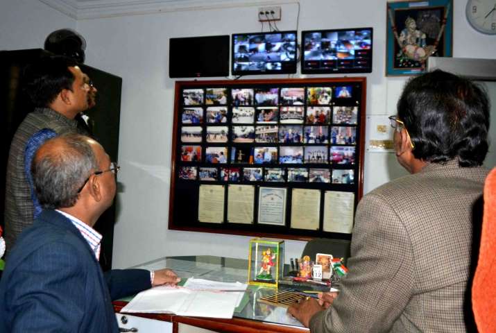 Students appearing for board examinations being monitored