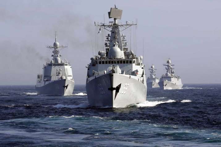 Amid political crisis in Maldives, Chinese warships sail