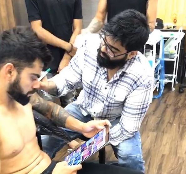 Virat Kohli new tattoo Artist shares meaning behind it  myKhel