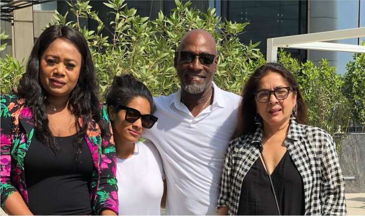 Masaba Gupta pays surprise visit to cricketer dad Vivian Richards on